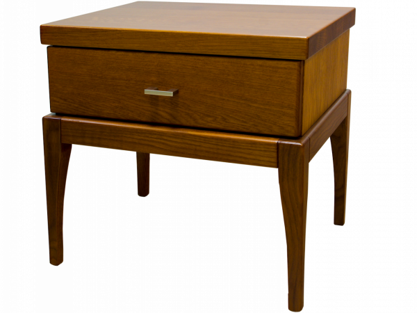 Luxusní dubový noční stolek se zásuvkou