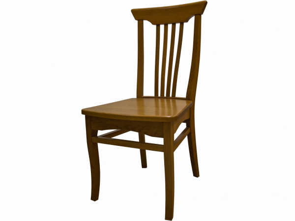 Celodřevěná dubová židle