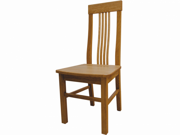 Dubová designová celodřevěná židle