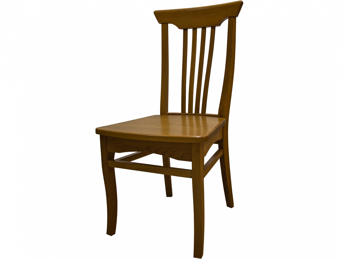 Celodřevěná dubová židle